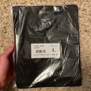 Ethika black plain shirt size Large
